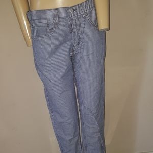 Levis striped jeans